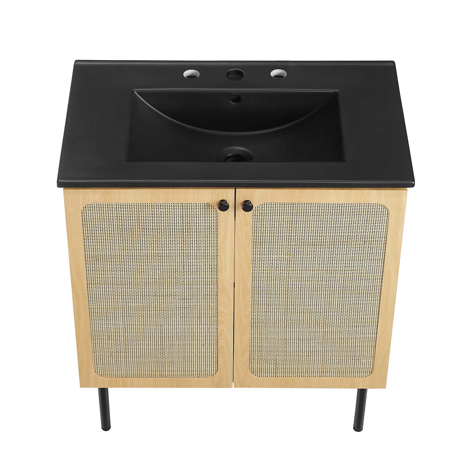 Chaucer Bathroom Vanity with Black Basin Included By HouseBean