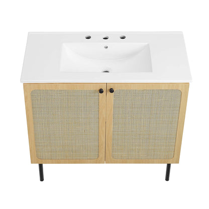 Chaucer Bathroom Vanity with White Basin Included By HouseBean