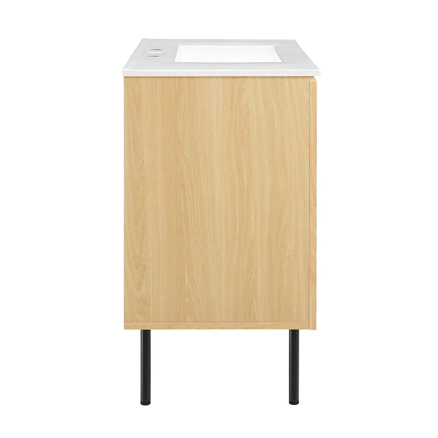 Chaucer Bathroom Vanity with White Basin Included by Modway