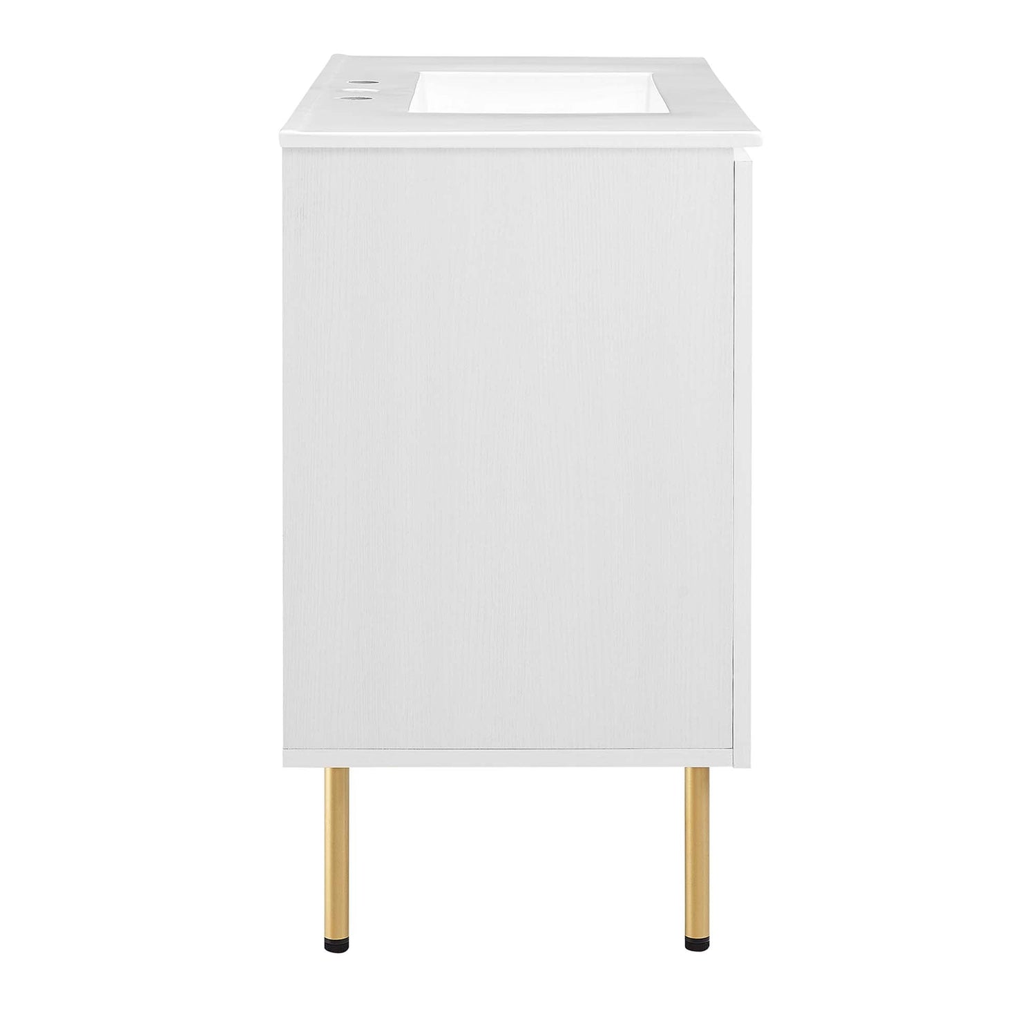 Chaucer Bathroom Vanity with White Basin Included by Modway