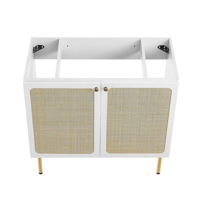 Chaucer Bathroom Vanity with White Basin Included by Modway