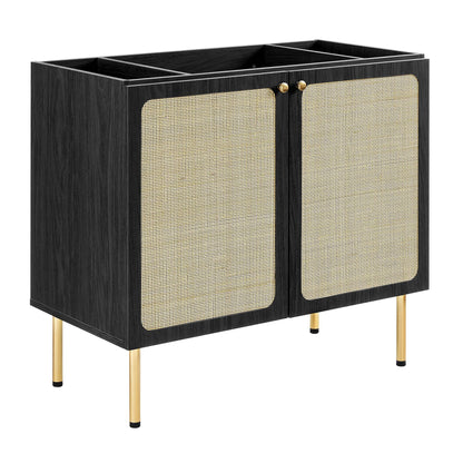 Chaucer Bathroom Vanity with Black Basin Included by Modway