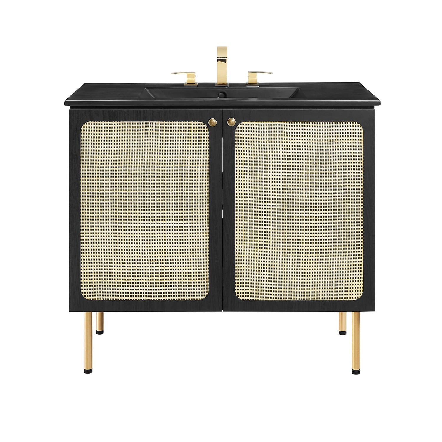 Chaucer Bathroom Vanity with Black Basin Included by Modway