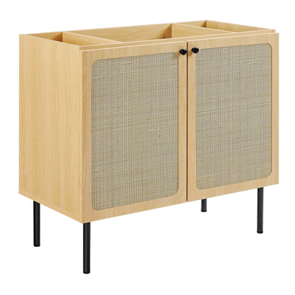 Chaucer Bathroom Vanity with Black Basin Included by Modway