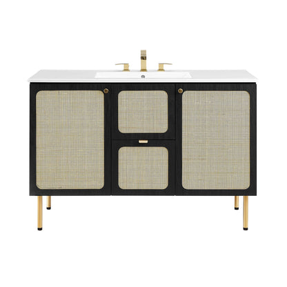 Chaucer 48&quot; Bathroom Vanity with White Basin Included by Modway