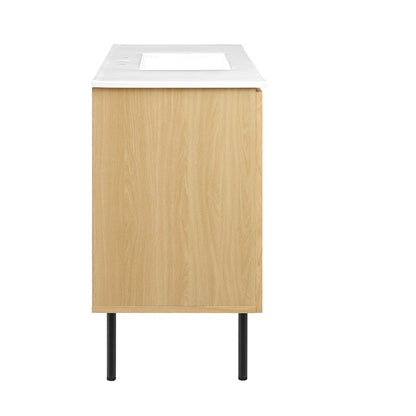 Chaucer 48&quot; Bathroom Vanity with White Basin Included by Modway