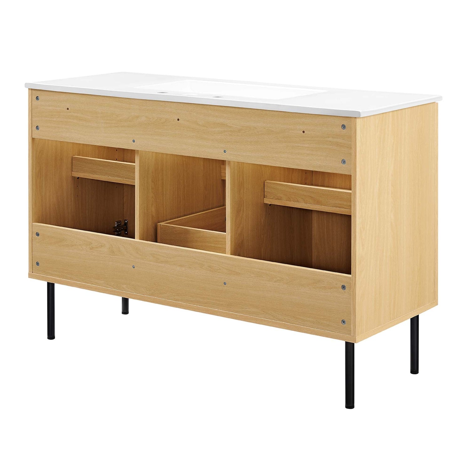 Chaucer 48&quot; Bathroom Vanity with White Basin Included by Modway