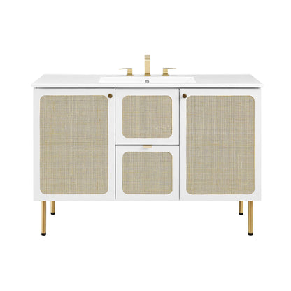 Chaucer 48&quot; Bathroom Vanity with White Basin Included by Modway