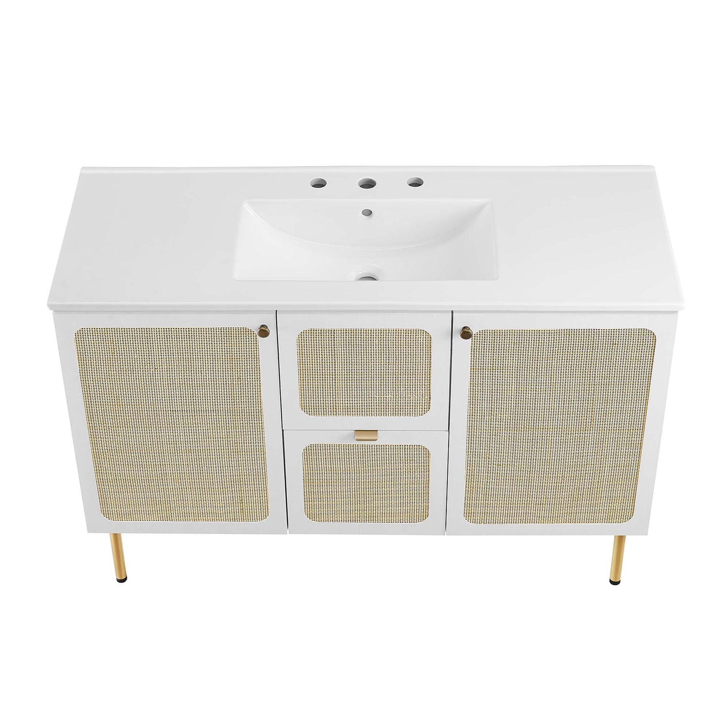 Chaucer 48&quot; Bathroom Vanity with White Basin Included By HouseBean