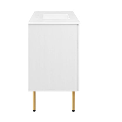 Chaucer 48&quot; Bathroom Vanity with White Basin Included by Modway
