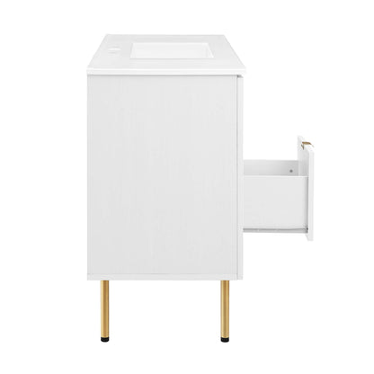 Chaucer 48&quot; Bathroom Vanity with White Basin Included by Modway