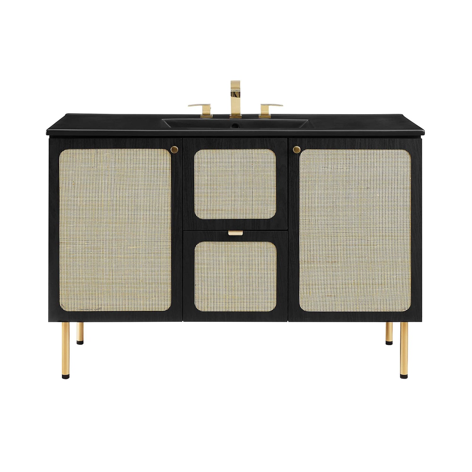 Chaucer Bathroom Vanity with Black Basin Included by Modway