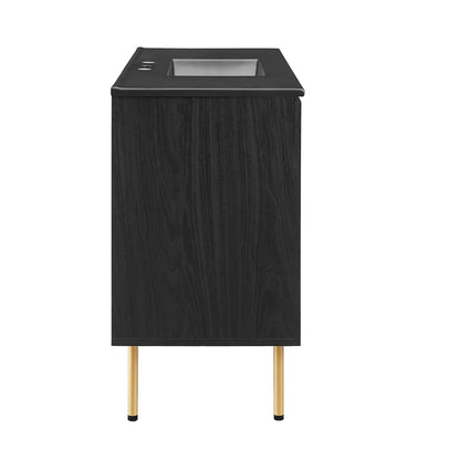 Chaucer Bathroom Vanity with Black Basin Included by Modway