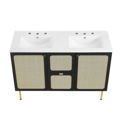 Chaucer 48&quot; Bathroom Vanity with White Basin Included By HouseBean