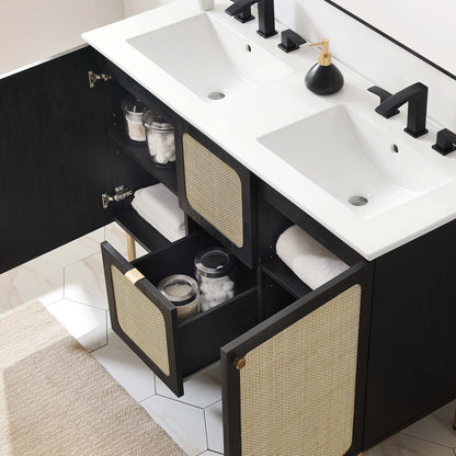 Chaucer 48&quot; Bathroom Vanity with White Basin Included by Modway