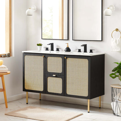 Chaucer 48&quot; Bathroom Vanity with White Basin Included by Modway