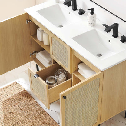 Chaucer 48&quot; Bathroom Vanity with White Basin Included by Modway