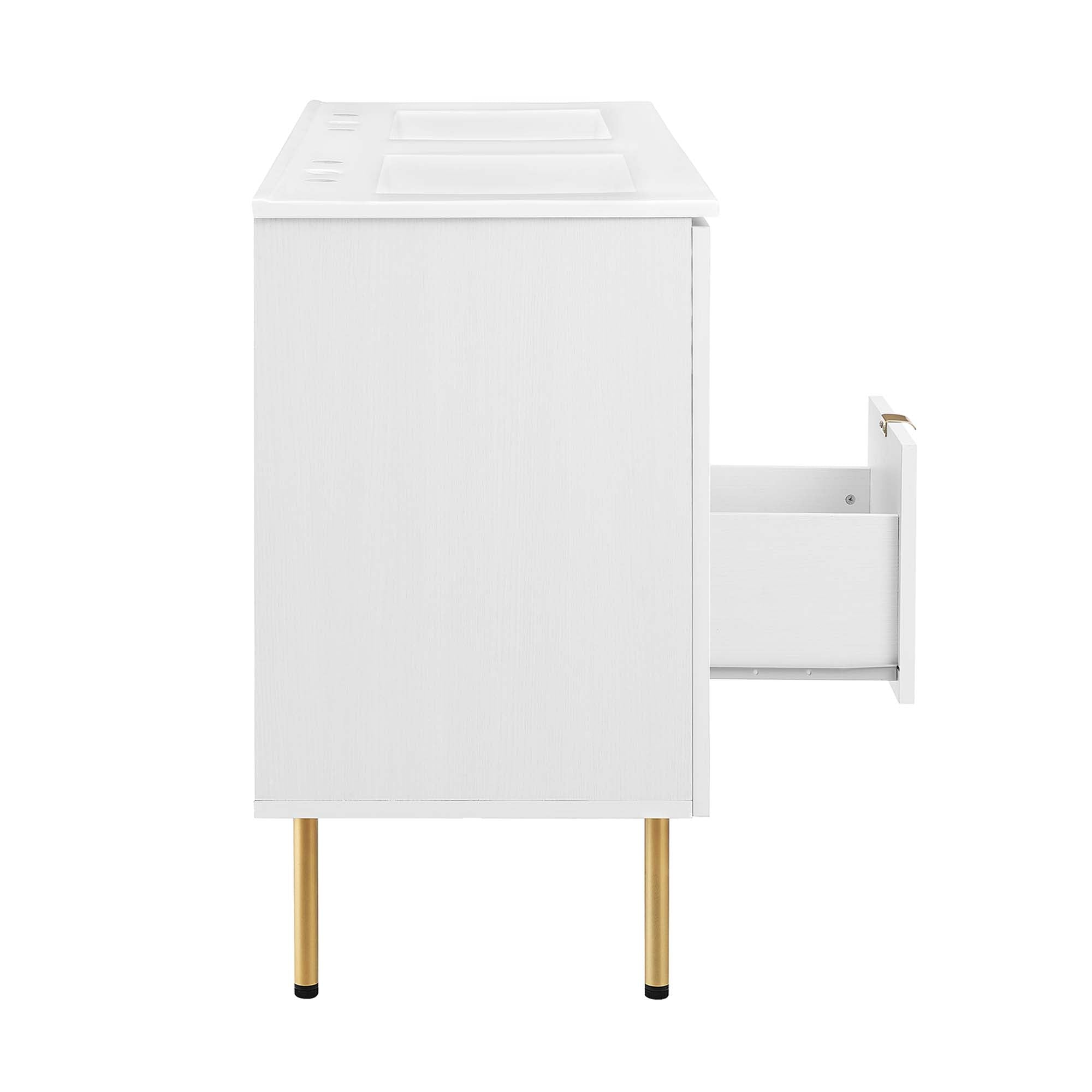 Chaucer 48&quot; Bathroom Vanity with White Basin Included By HouseBean