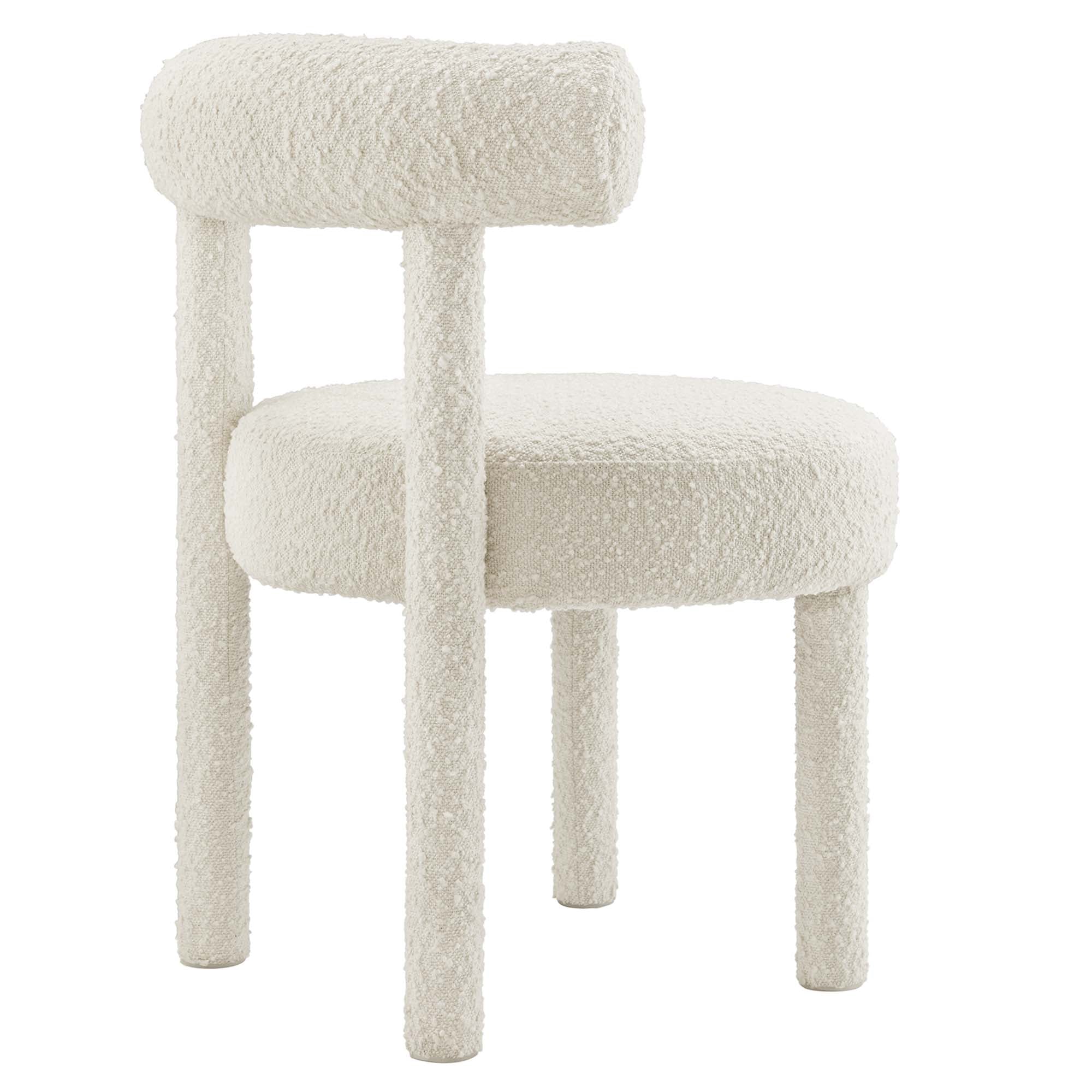 Toulouse Boucle Fabric Dining Chair - Set of 2 by Modway