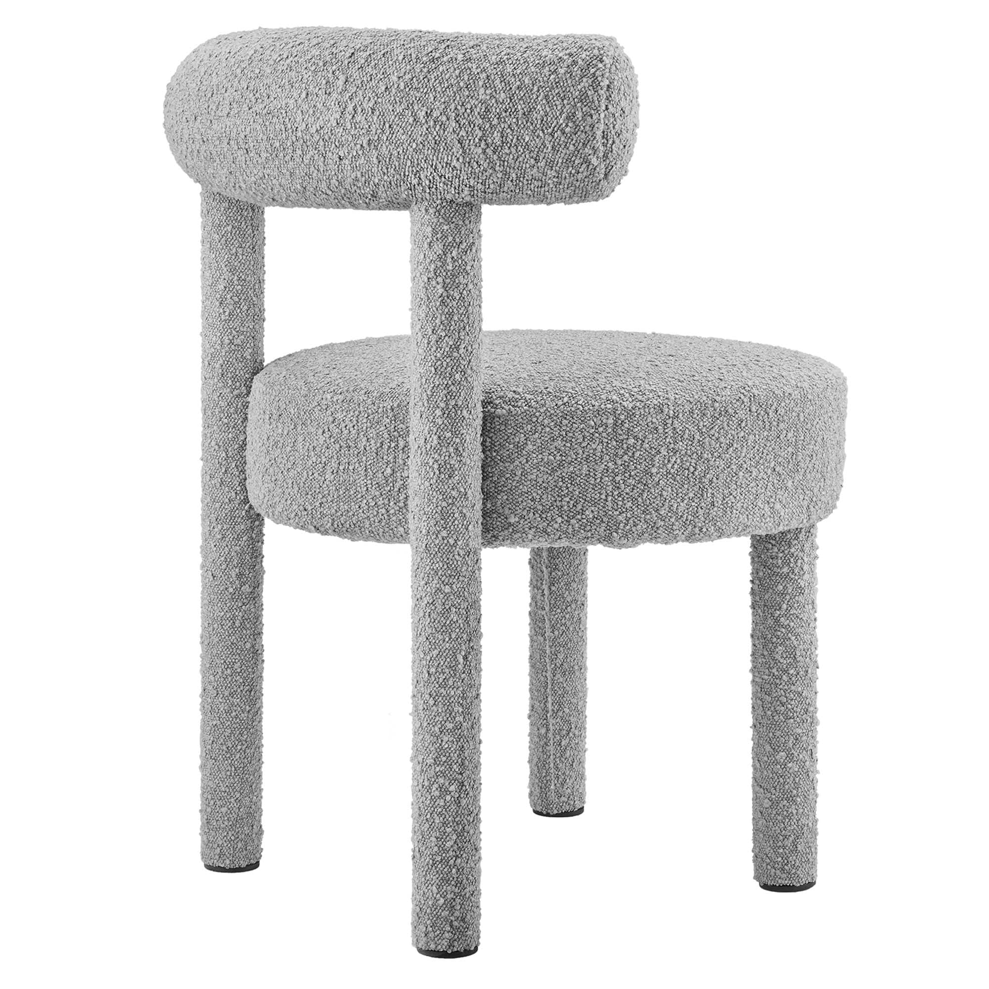 Toulouse Boucle Fabric Dining Chair - Set of 2 by Modway