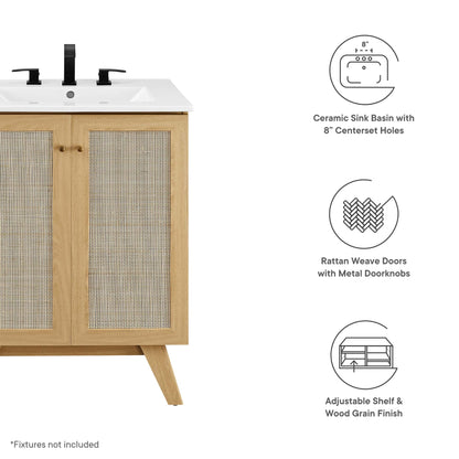 Soma Bathroom Vanity with White Basin Included by Modway