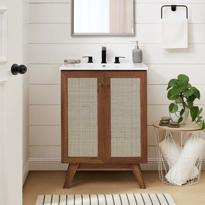 Soma Bathroom Vanity with White Basin Included by Modway