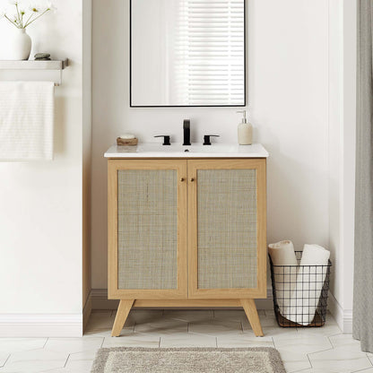 Soma Bathroom Vanity with White Basin Included by Modway