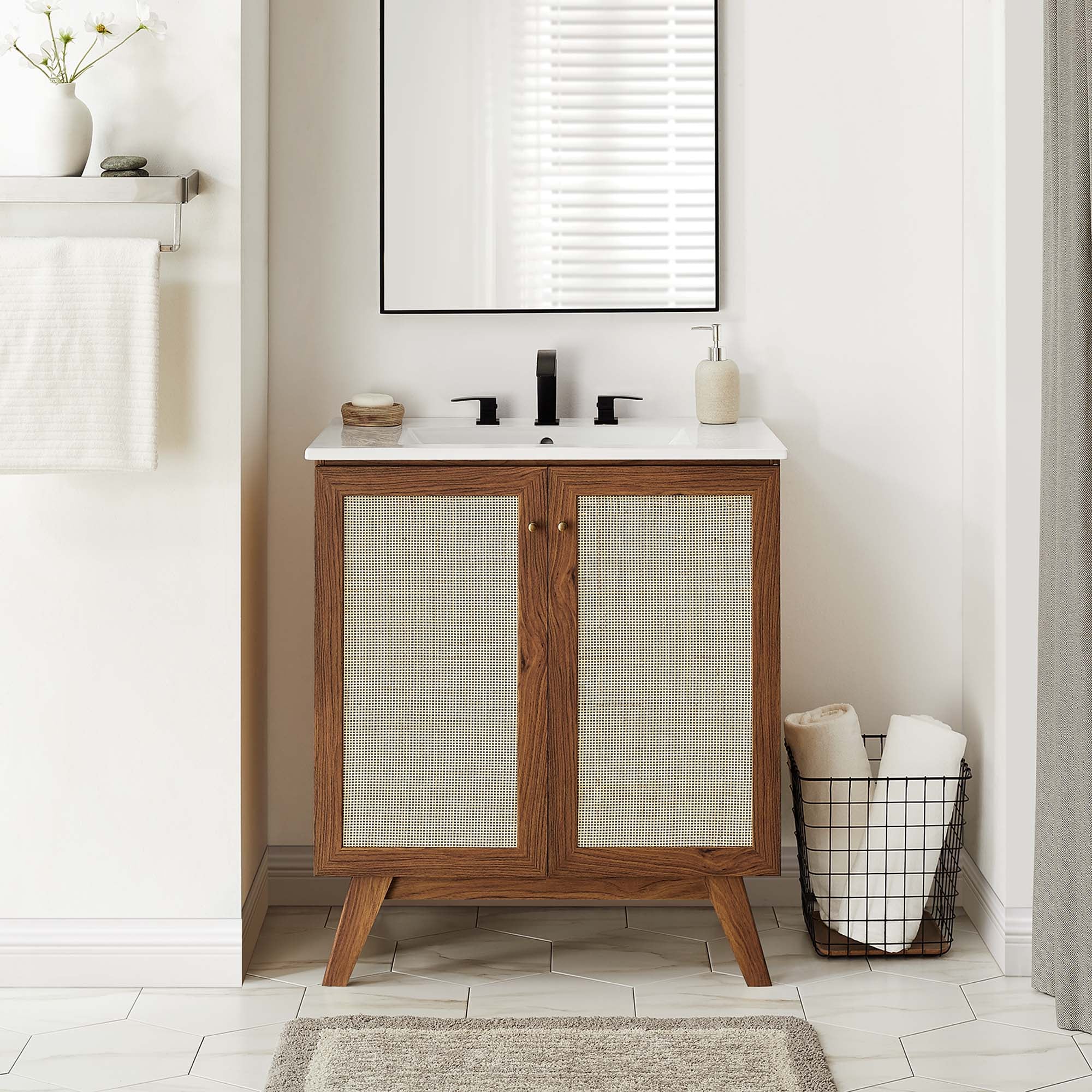 Soma Bathroom Vanity with White Basin Included By HouseBean