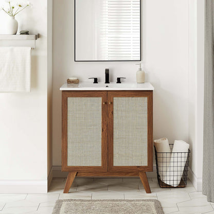 Soma Bathroom Vanity with White Basin Included by Modway