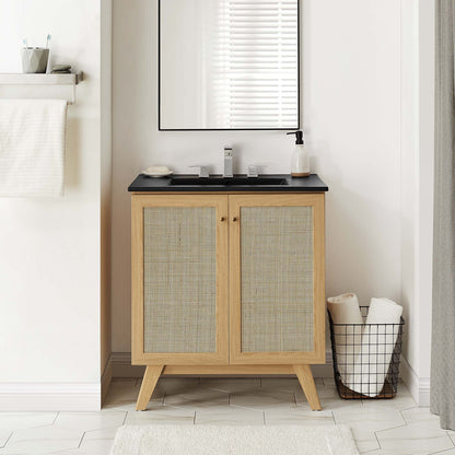 Soma Bathroom Vanity with Black Basin Included by Modway