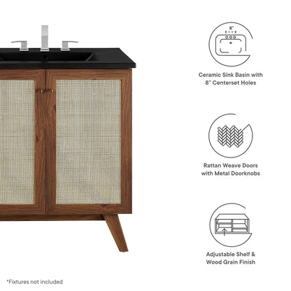 Soma Bathroom Vanity with Black Basin Included by Modway