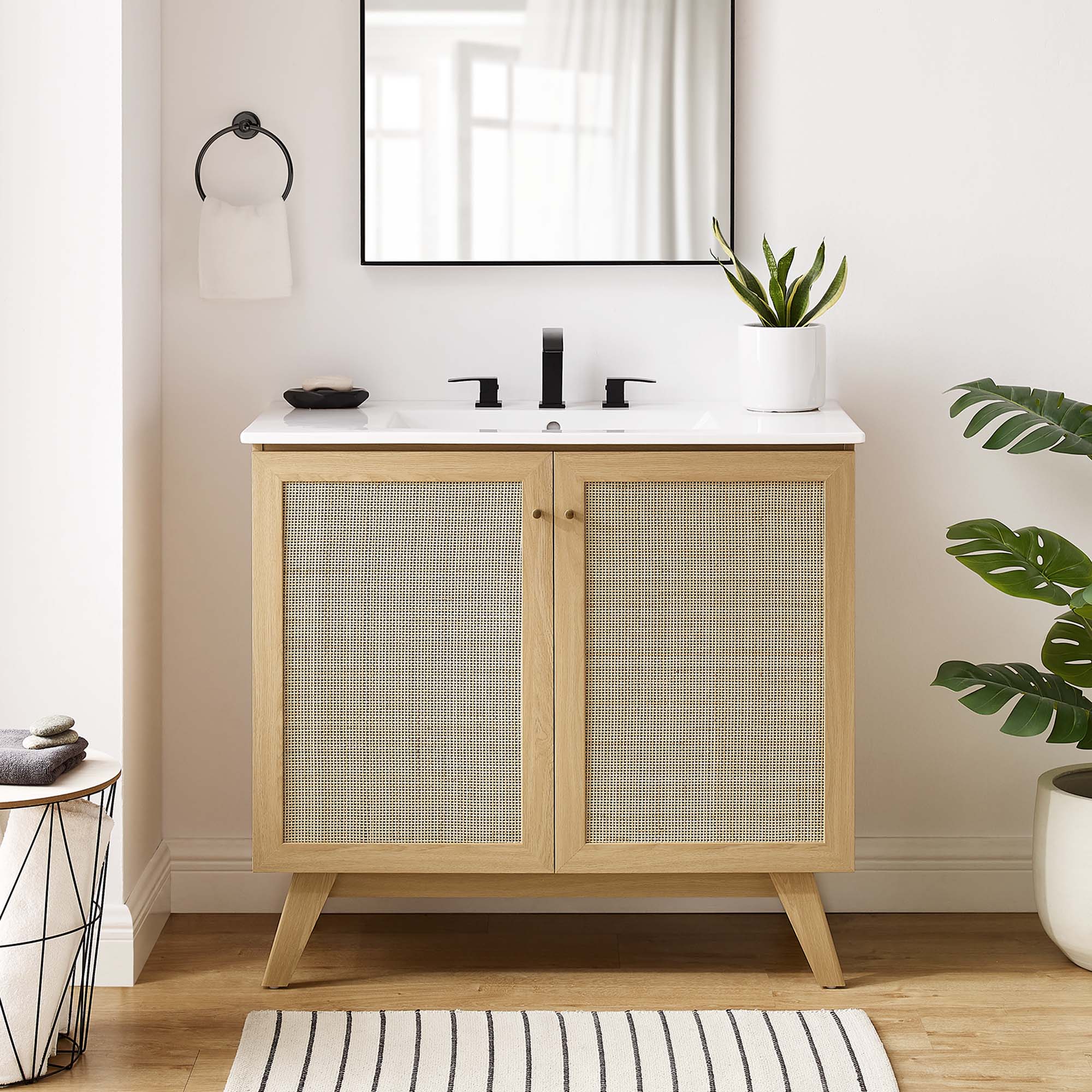 Soma Bathroom Vanity with White Basin Included By HouseBean