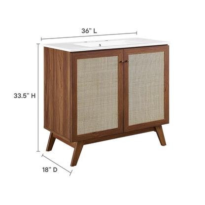 Soma Bathroom Vanity with White Basin Included by Modway