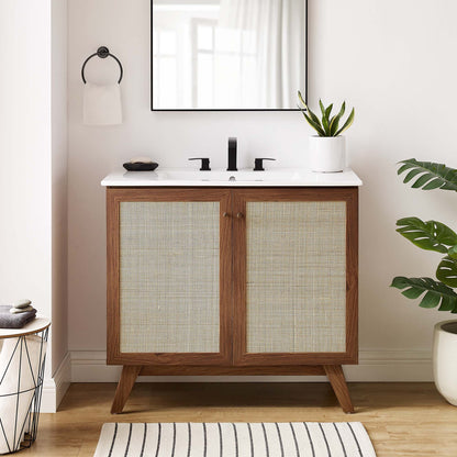 Soma Bathroom Vanity with White Basin Included by Modway
