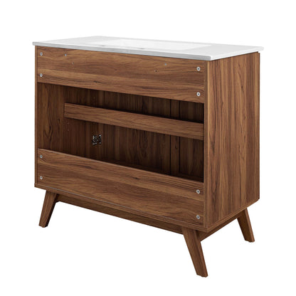 Soma Bathroom Vanity with White Basin Included by Modway