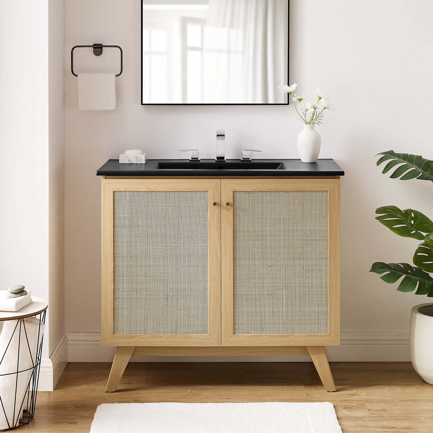 Soma Bathroom Vanity with Black Basin Included by Modway