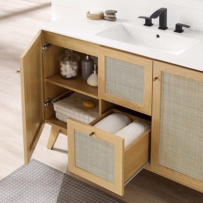 Soma Bathroom Vanity with White Basin Included by Modway