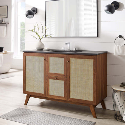 Soma Bathroom Vanity with Black Basin Included by Modway