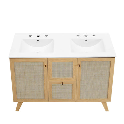 Soma Bathroom Vanity with White Basin Included by Modway