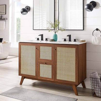 Soma Bathroom Vanity with White Basin Included by Modway