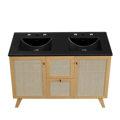 Soma Bathroom Vanity with Black Basin Included by Modway