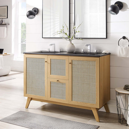Soma Bathroom Vanity with Black Basin Included by Modway
