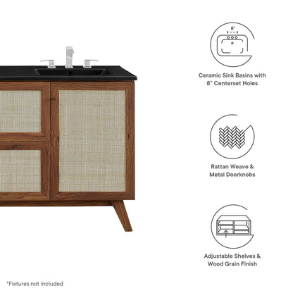Soma Bathroom Vanity with Black Basin Included by Modway
