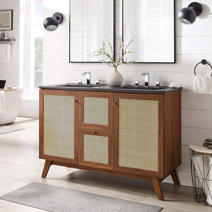 Soma Bathroom Vanity with Black Basin Included by Modway