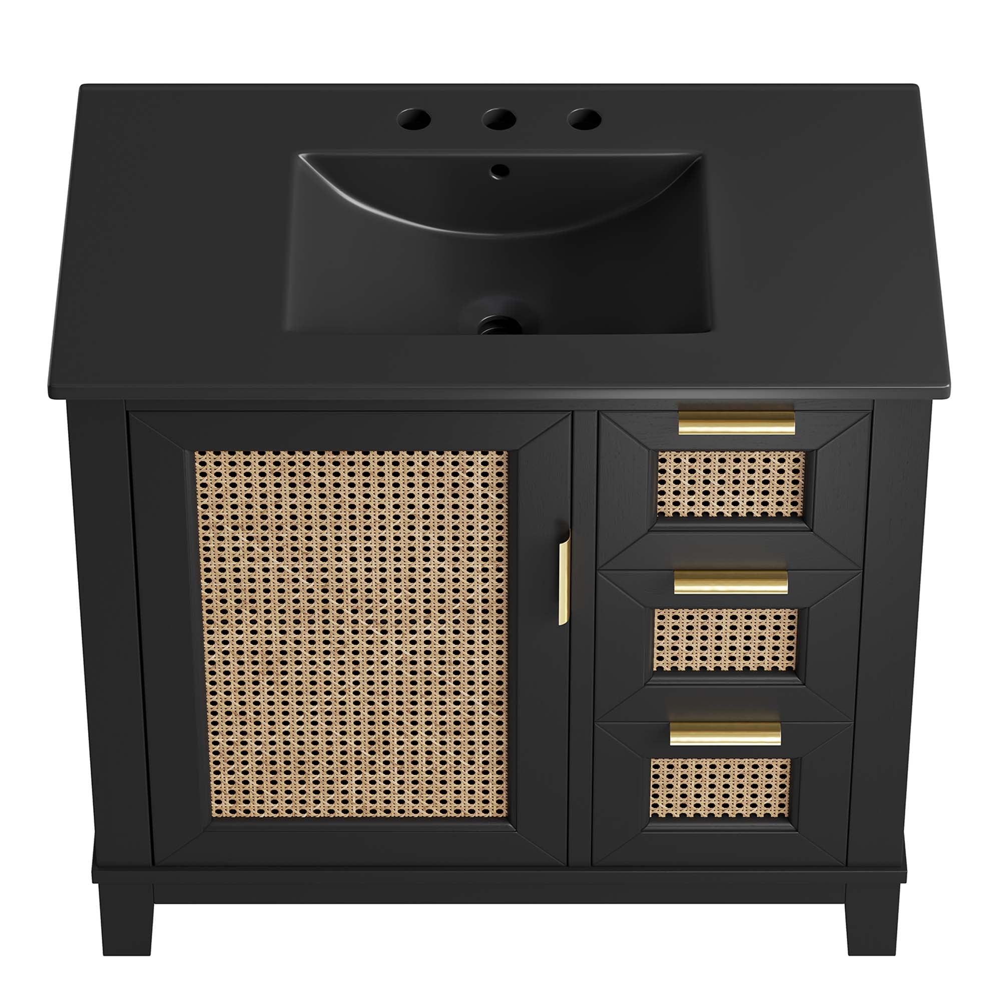 Dixie Bathroom Vanity Basin Included by Modway