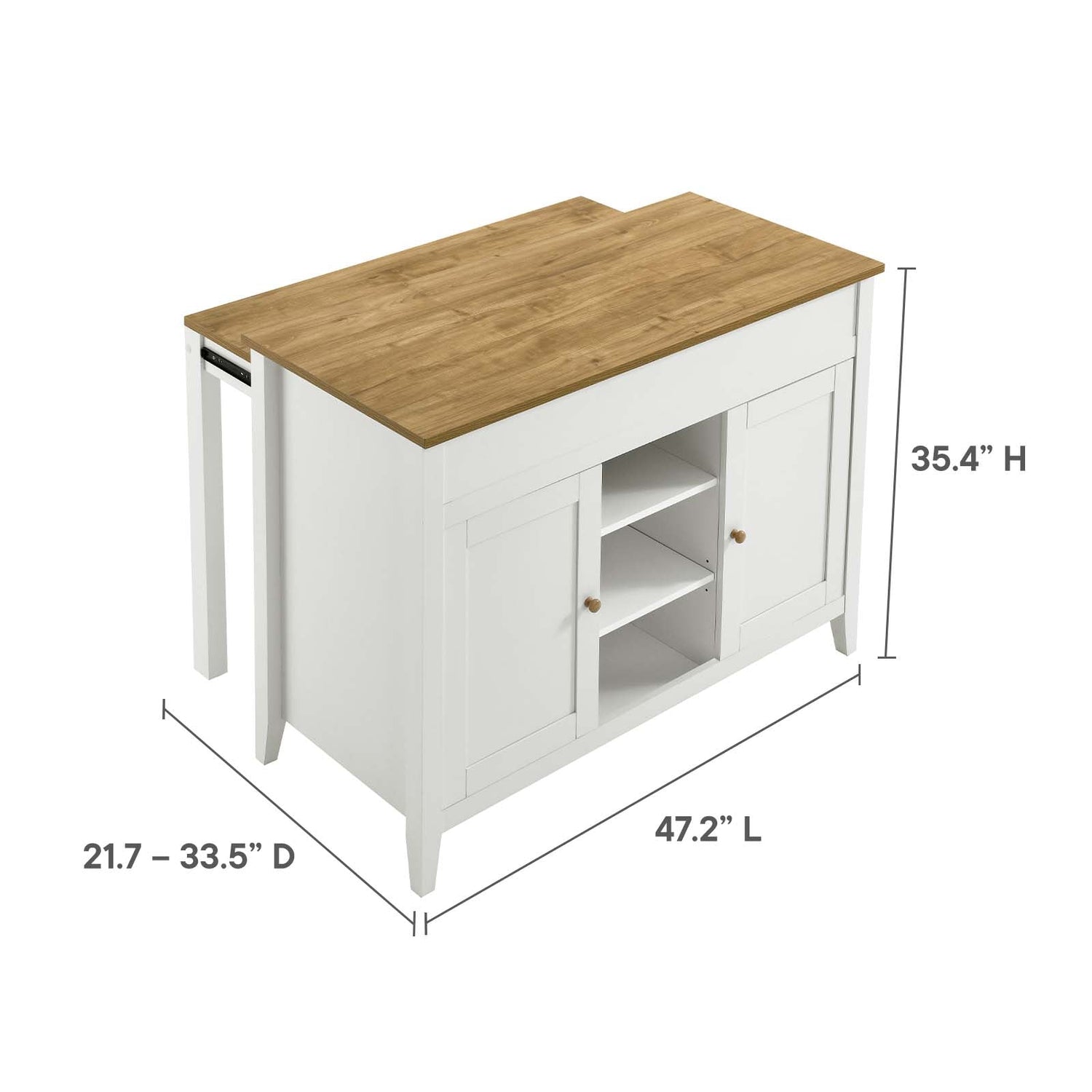 Garland Kitchen Island By HouseBean