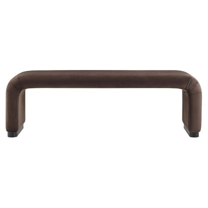 Koda Performance Velvet Waterfall Long Bench By HouseBean