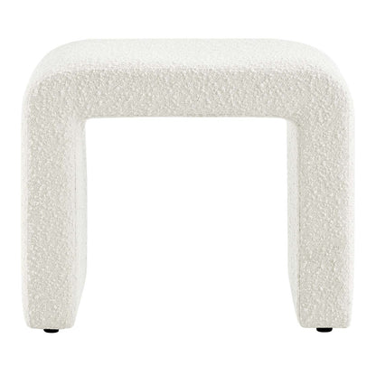 Simba Boucle Fabric Waterfall Stool By HouseBean