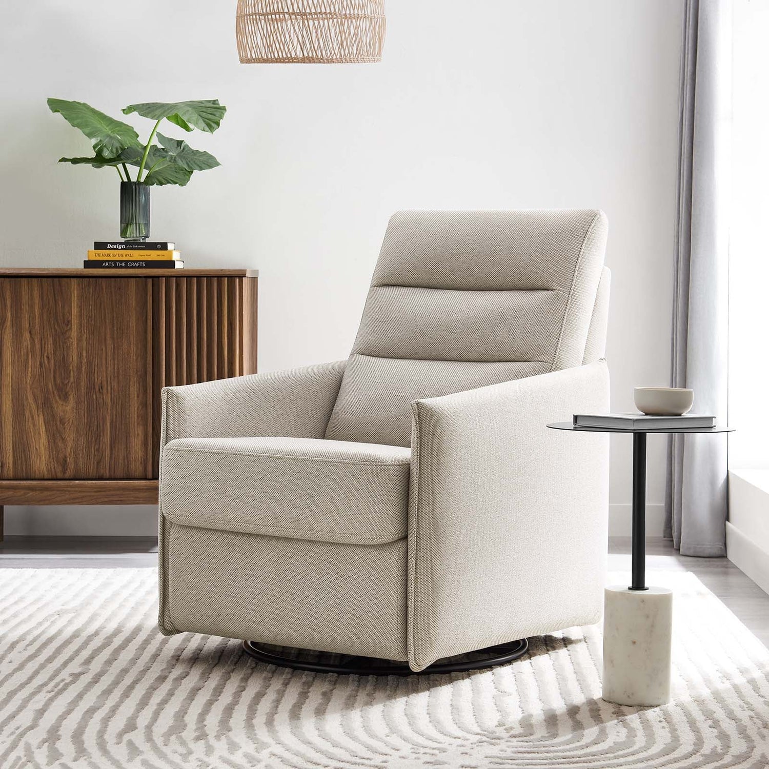 Etta Upholstered Fabric Lounge Chair By HouseBean