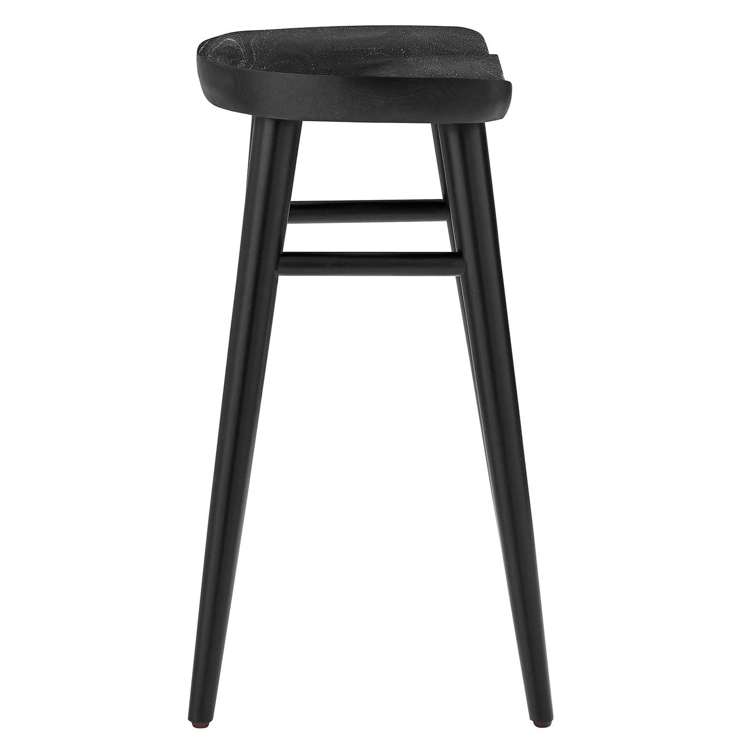 Saville Backless Wood Counter Stools - Set of 2 By HouseBean